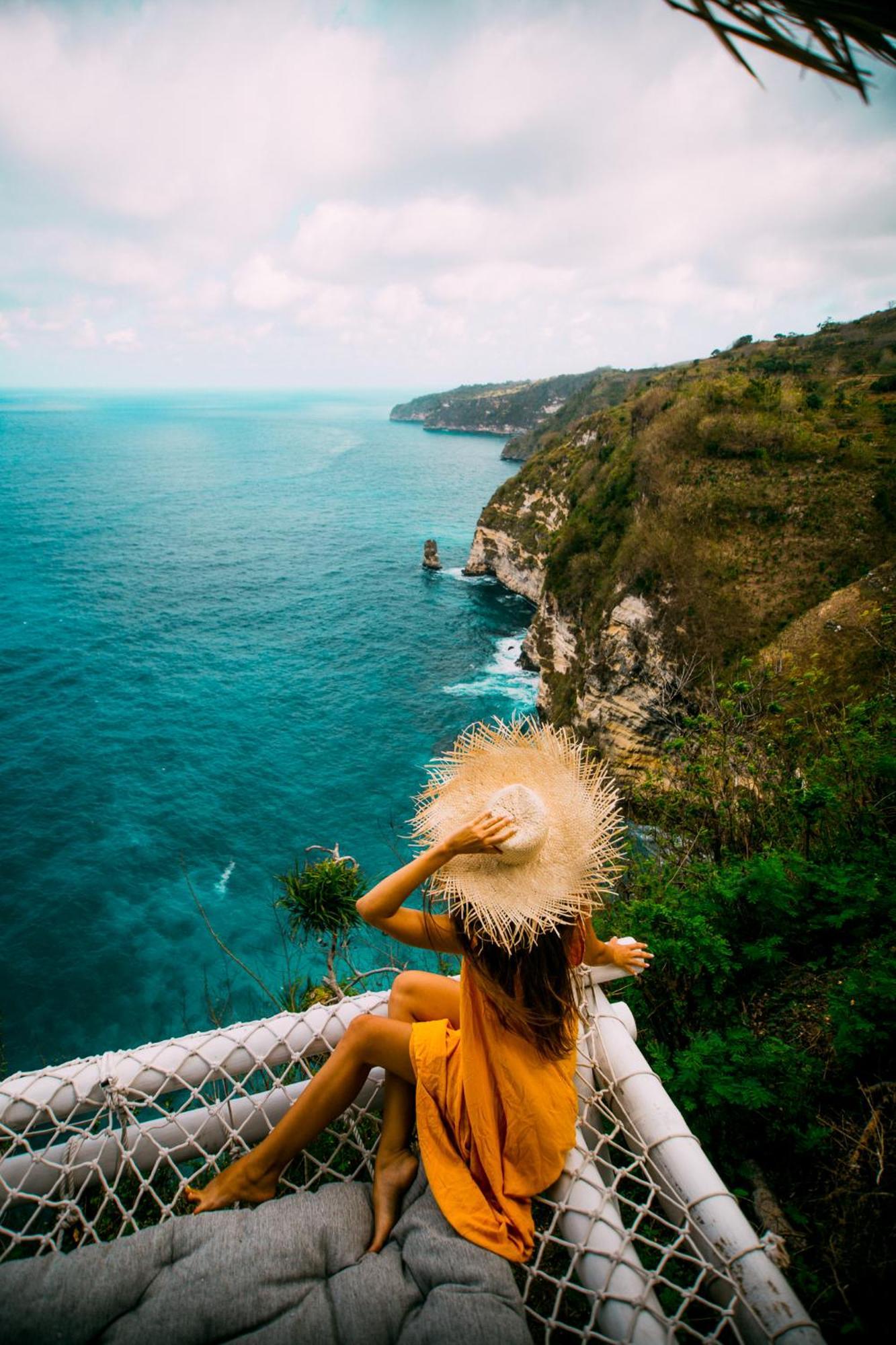 Tropical Glamping Nusa Penida Diamond Beach - Cliff Side Edge Pelilit Exterior foto