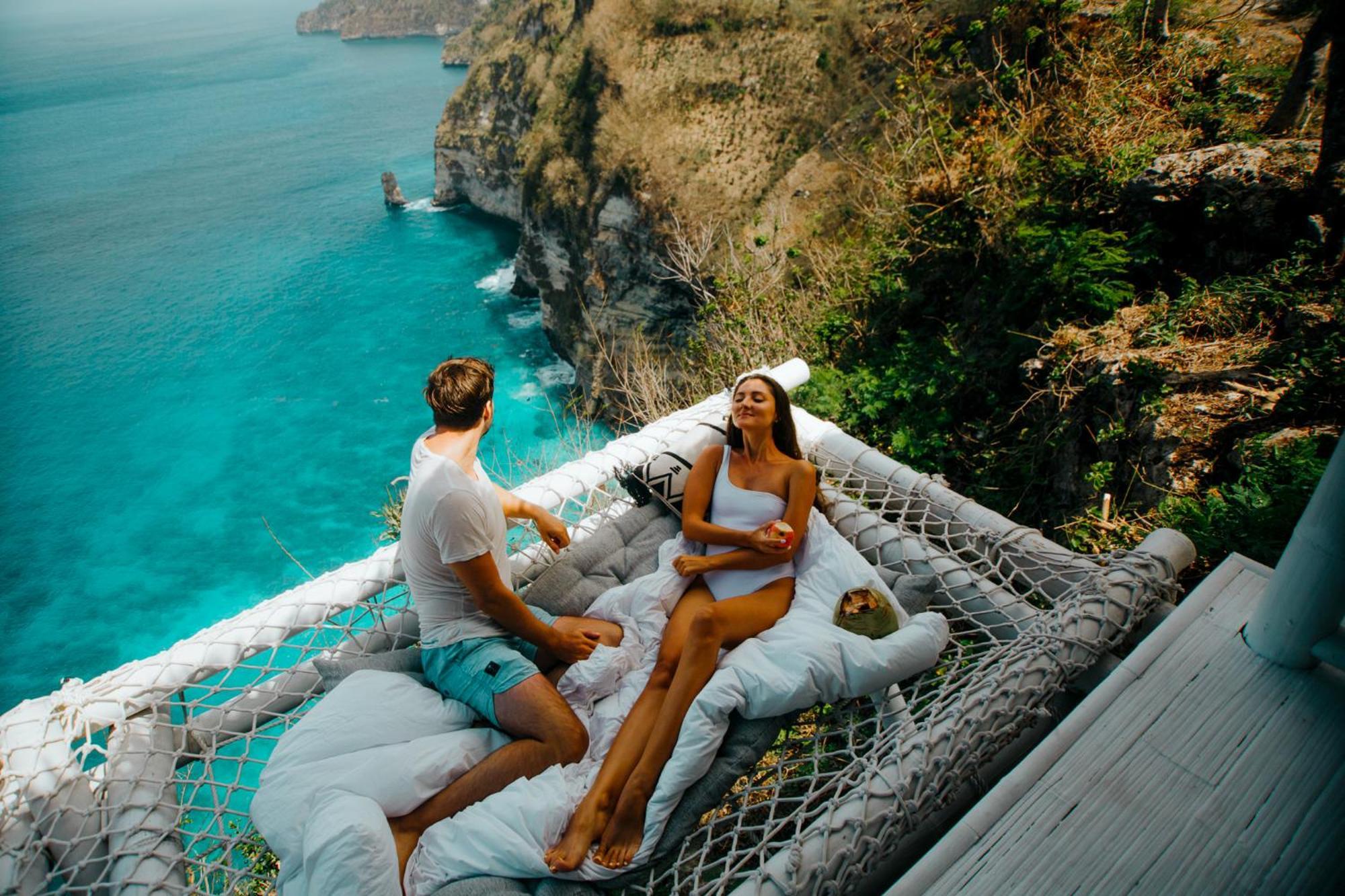 Tropical Glamping Nusa Penida Diamond Beach - Cliff Side Edge Pelilit Exterior foto