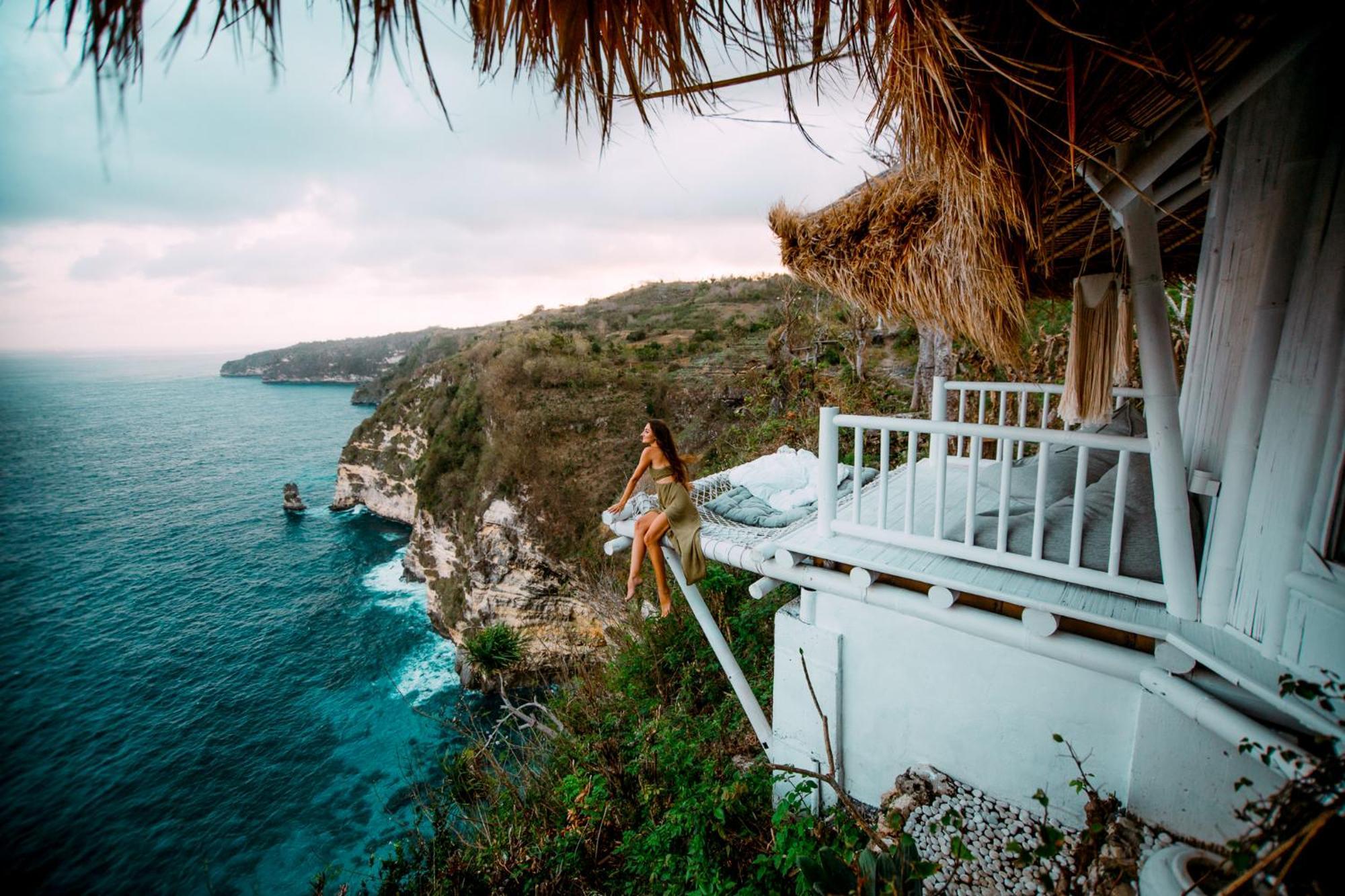 Tropical Glamping Nusa Penida Diamond Beach - Cliff Side Edge Pelilit Exterior foto