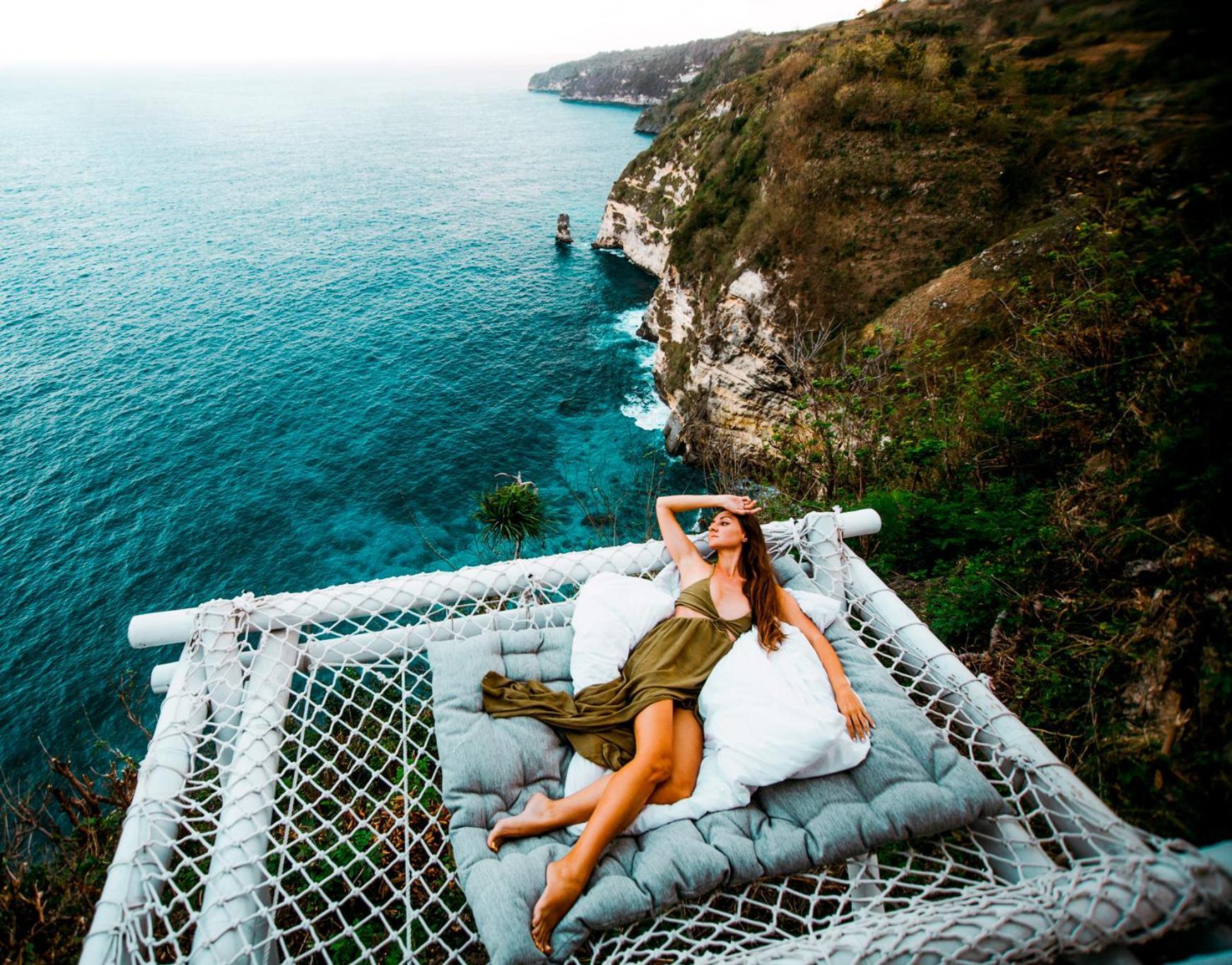 Tropical Glamping Nusa Penida Diamond Beach - Cliff Side Edge Pelilit Exterior foto